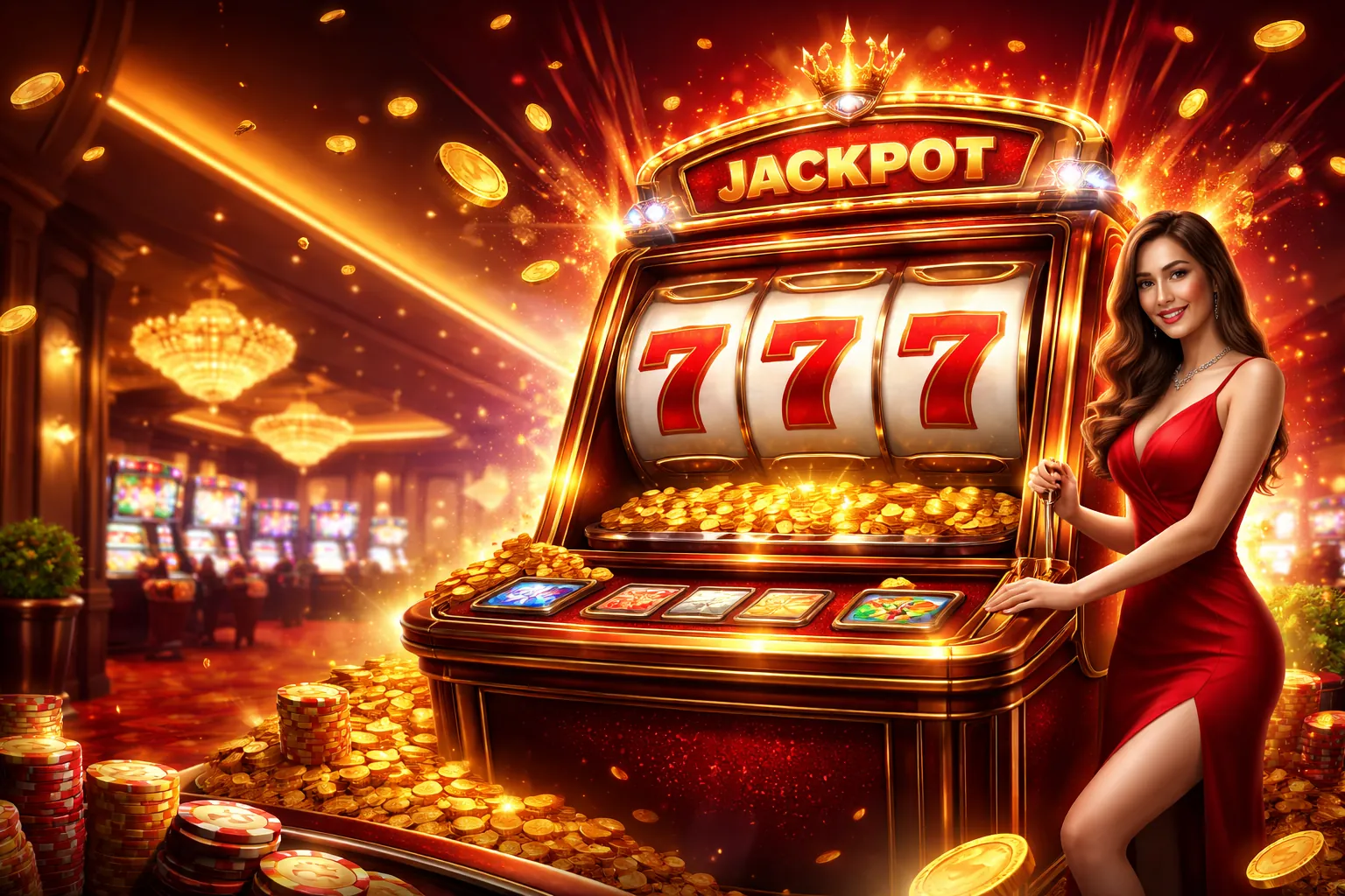 Hình ảnh game slot i9bet141 với biểu tượng chiến thắng lớn